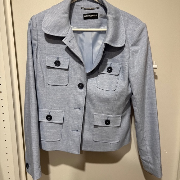 Karl Lagerfeld Blue Blazer - Picture 1 of 4